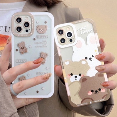 Ốp lưng Oppo Reno 8t 8 7 6 5 4 3 8z 7z 8 Pro 2f 2 F7 F5 Youth F9 Pro F11 Pro F1s A94 A93 A91 lovely Bear rabbit transparent soft phone case