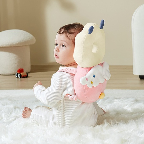 Babyfair Đệm bảo vệ đầu cho bé Cảm giác thoải mái thoáng khí mềm mại trẻ mới biết đi