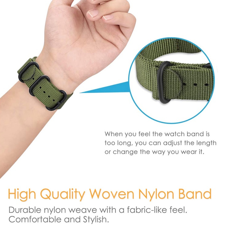 Dây Đeo Nylon Cho Đồng Hồ Thông Minh Huami Amazfit GTS 4 3 2 2e GTR 4 2 3 Pro / Amazfit Bip / stratos / 2 / 2e / mini / 47mm / lite