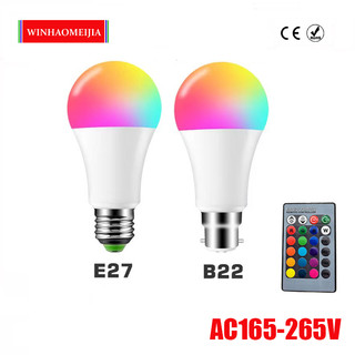 Bóng đèn led thông minh b22 ac 85-265v e27 led 5w 7w 10w15w ir điều khiển từ xa