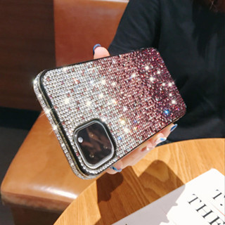 Dành Cho iPhone 16 15 14 Pro Max Ốp Lưng Nữ Lấp Lánh Kim Cương Giả Bling Gradient Kim Cương Lấp Lánh Ốp lưng Ốp Lưng Cho iPhone 11 12 13 Pro Max 7 8 14 Plus XR XS Max Ốp Lưng Chống Sốc