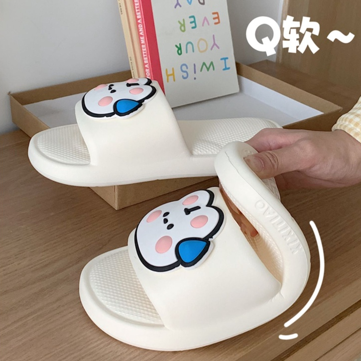 Dép Đi Trong Nhà Tắm Nhanh Khô Hình Thỏ Dễ Thương Cho Cặp Đôi