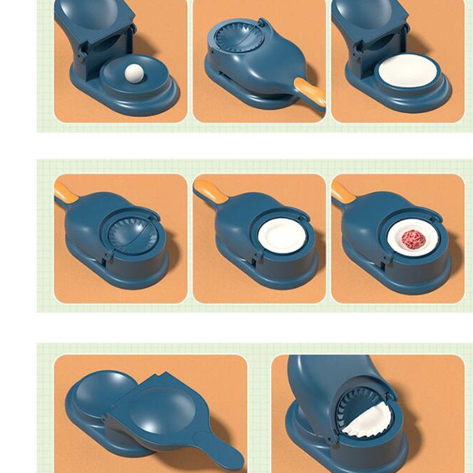 Khuôn Làm Bánh Xếp 2 Trong 1 Tiện Dụng Cho Nhà Hàng / Phòng Khách
