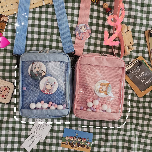 Túi Đeo Chéo Vai Trong Suốt Phong Cách Anime