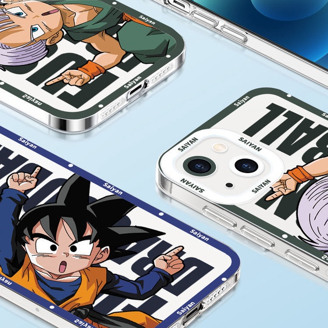 Ốp Điện Thoại Họa Tiết Hoạt Hình Dragon Ball Cho iPhone 14 Pro Max 13 12 Mini 11 XS XR X 8 7 Plus 6S 6 SE
