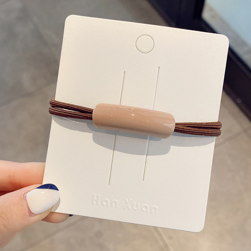 Dây Buộc Tóc Dây Cột Tóc Với Mặt Dây Chuyền Đơn Giản Acrylic Phụ Kiện Thời Trang Cho Nữ AB271