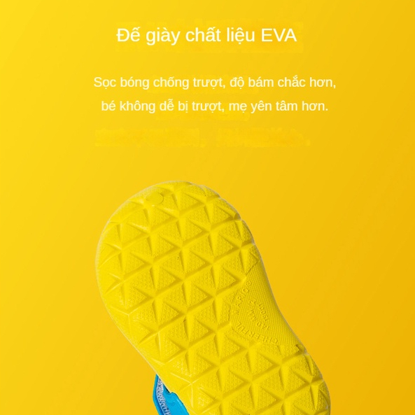 Dép trẻ em Dép quai hậu cho trẻ em Dép Sandal Đục Lỗ Thời Trang Đi Biển Mùa Hè Hàn Quốc Cho Bé TTC500