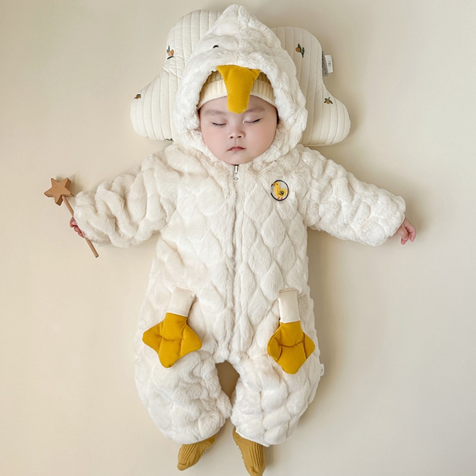 Babyfair. Bộ Áo Liền Quần Kiểu Hình Động Vật Dễ Thương Cho Bé