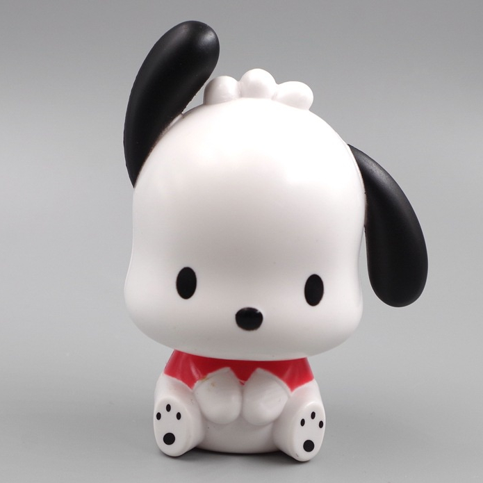 Chú Chó Pacha Đầu To Kuromi Sanrio Đáng Yêu Trang Trí Tiểu Cảnh DIY