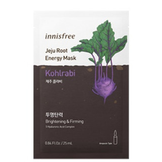 INNISFREE Mặt Nạ Jeju Root Energy Mask 25ml (Kohlrabi / Carrot)