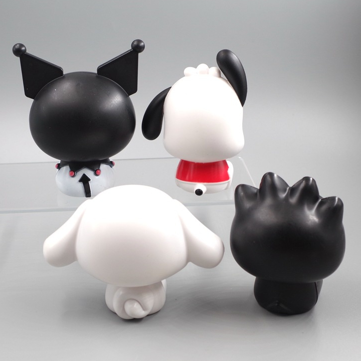 Chú Chó Pacha Đầu To Kuromi Sanrio Đáng Yêu Trang Trí Tiểu Cảnh DIY