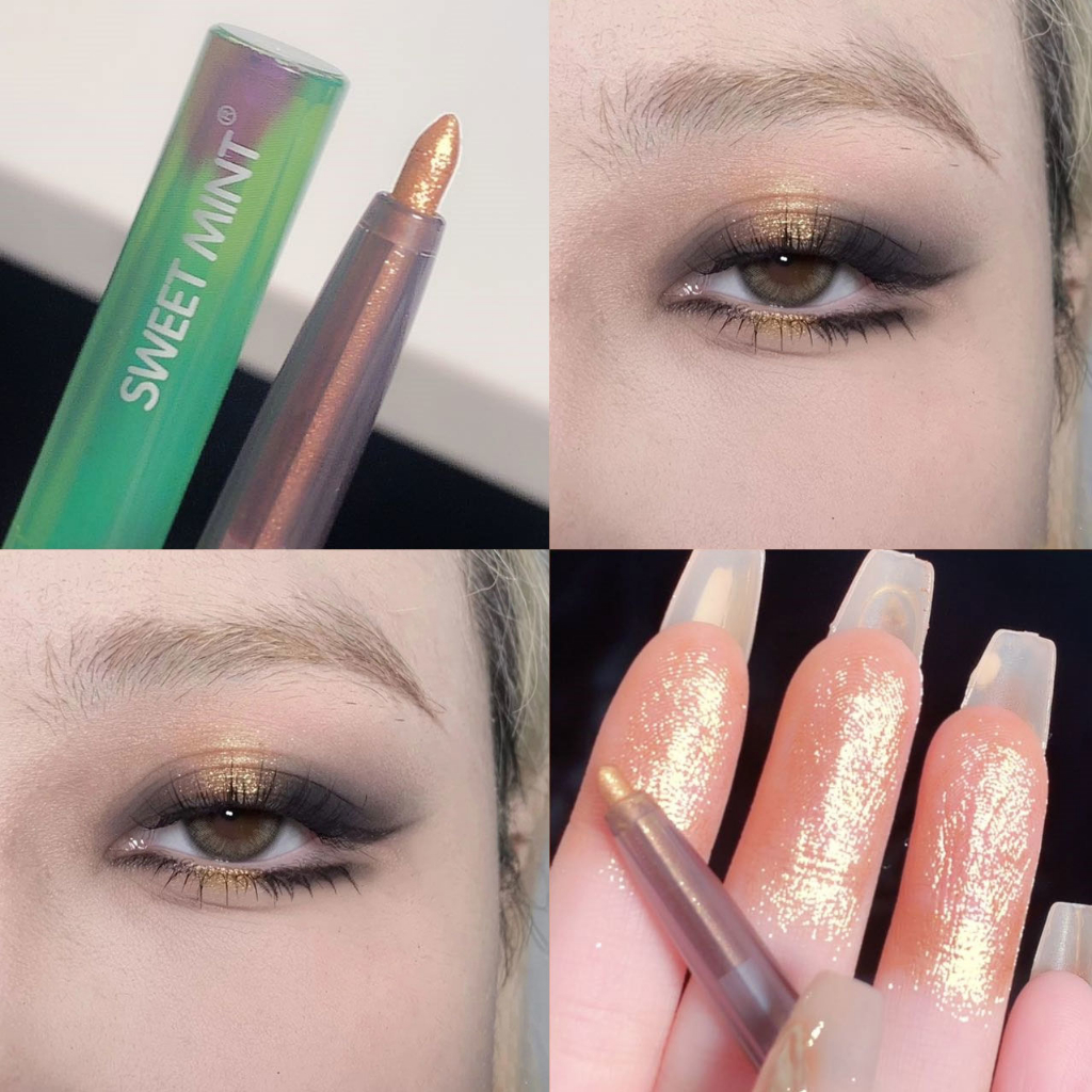 Bút Kẻ Mắt Màu Ánh Kim Lấp Lánh Chống Thấm Nước