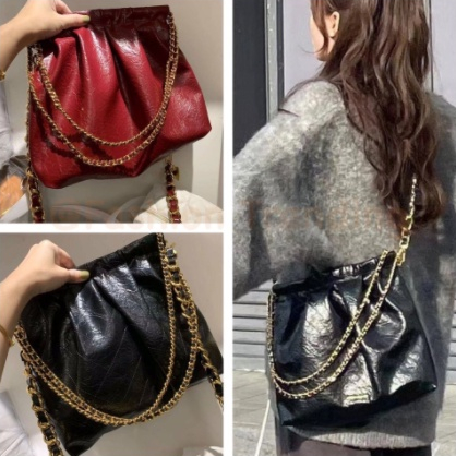 Túi Xách Singapore Túi Tote Dây Xích 2 Trong 1 40671449