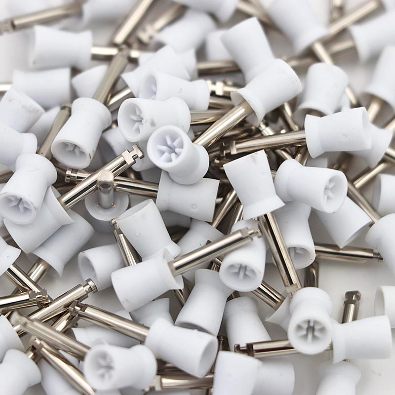 Bộ 100 Cốc Đánh Bóng Răng Bằng Cao Su Chuyên Dụng Cho Nha Khoa