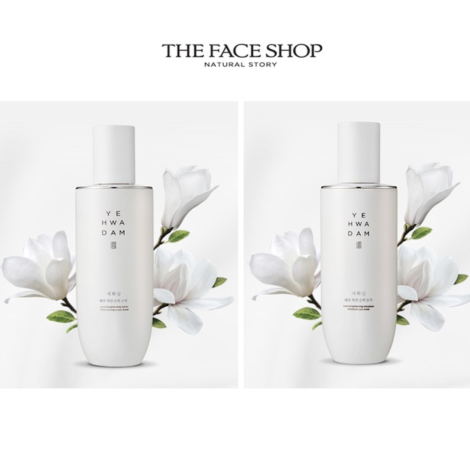[The Face Shop] Toner Làm Sáng Da Tinh Khiết Hoa Mộc Lan Yehwadam Jeju