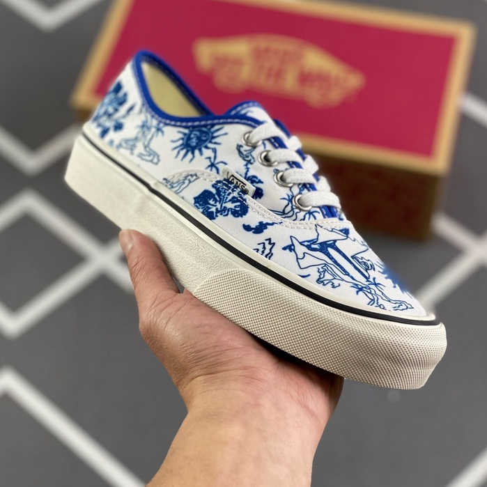 Giày Vải Canvas Vans Vance In Họa Tiết Vui Nhộn Cá Tính Cho Nam Nữ