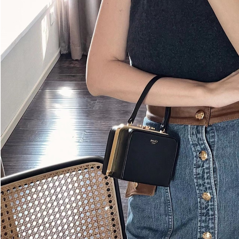 Hộp Tay Da TRIOMPHE Minaudiee