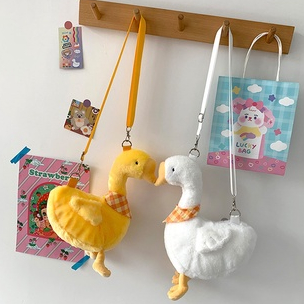 Túi Đeo Chéo Hình Chú Ngỗng Dễ Thương Cho Nữ