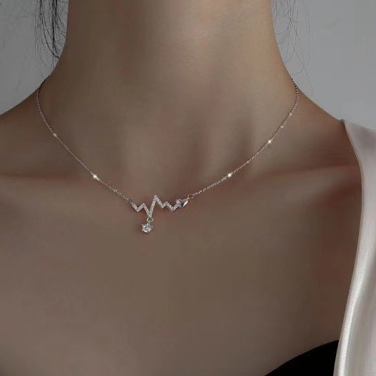 Vòng cổ BELLA-BEE mặt hình hoa anh đào/ bướm đính đá zircon thời trang cho nữ với nhiều kiểu tuỳ chọn