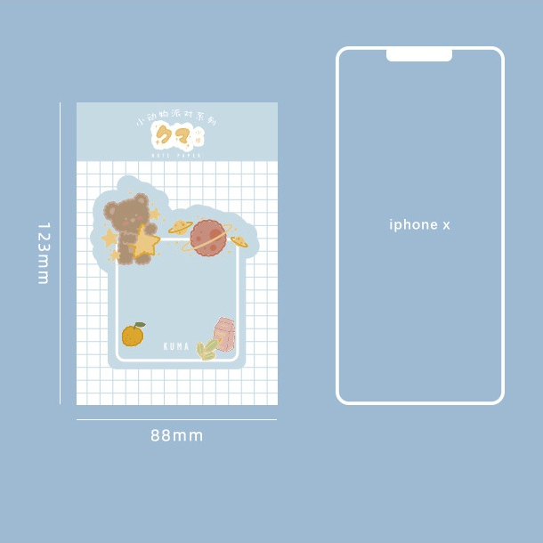 Sổ Ghi Chú Mini Họa Tiết Động Vật Hoạt Hình Dễ Thương Cho Học Sinh