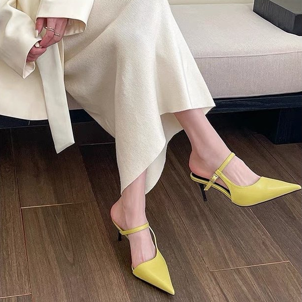 Giày Cao Gót Mũi Nhọn Thời Trang Dành Cho Nữ / Size 35-39