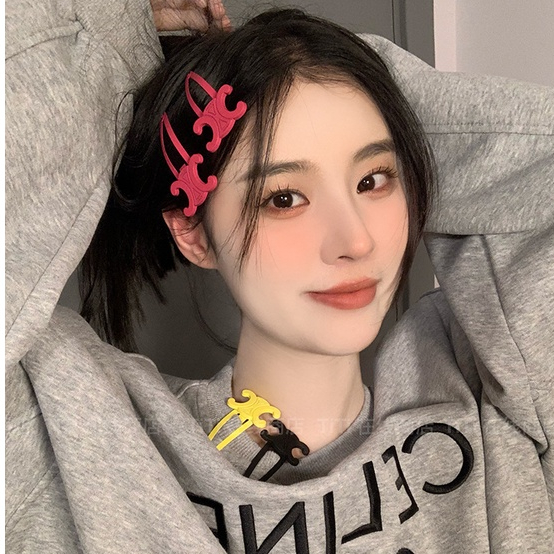 Kẹp Tóc Màu Sáng Phong Cách Cổ Điển Cho Nữ