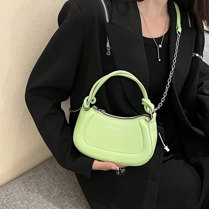 ❤ Túi đeo vai đơn Phong cách giản thanh lịch Da PU màu trơn Tay cầm thoải mái Hàn Quốc cho chuyến đi chơi hẹn hò