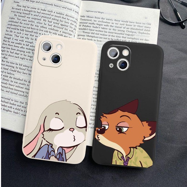 Ốp Điện Thoại Silicon Họa Tiết Judy Nick Cho iPhone 14 Pro Max 13 12 Mini 11 XS XR X 8 7 Plus 6S 6 SE 13pro
