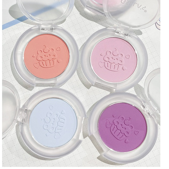 Phấn Má Hồng Gella's Màu Đơn Sắc Mềm Mại