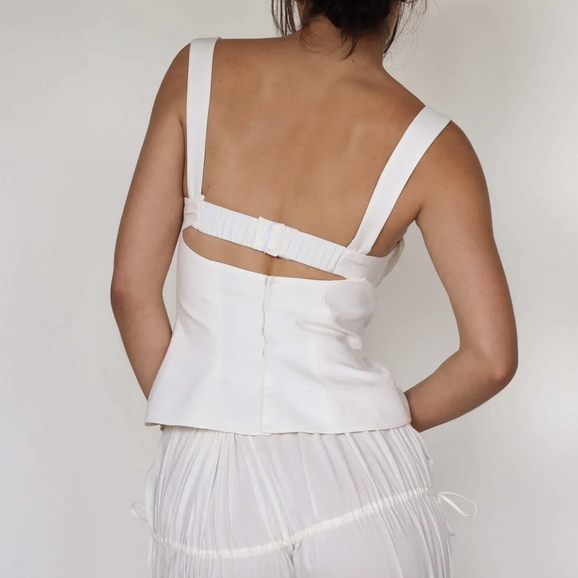 Áo Croptop Hai Dây Cổ Chữ V Màu Trơn Thời Trang Mùa Hè Cho Nữ