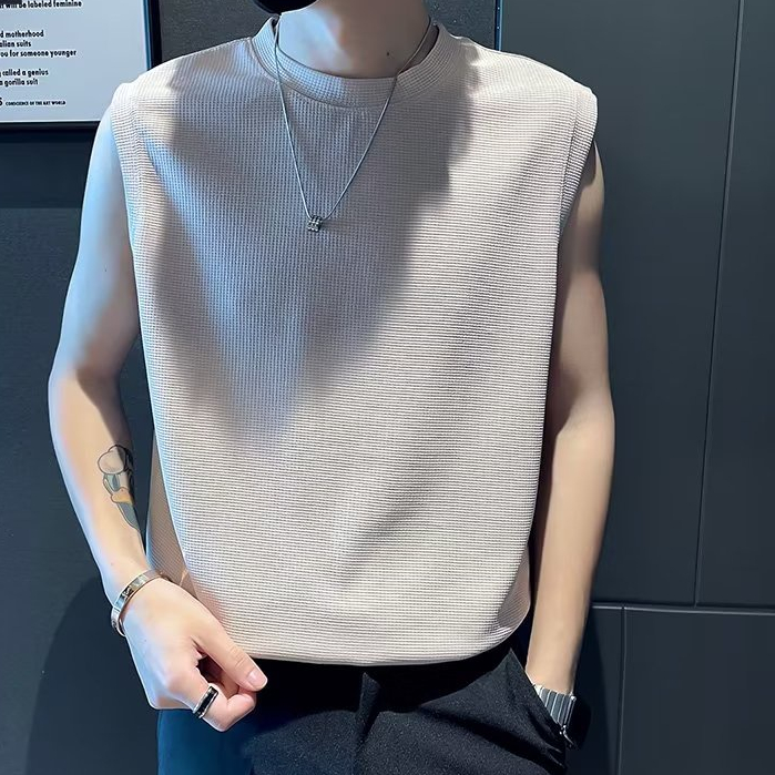 Áo Thun Ba Lỗ Màu Sắc Đơn Giản Thời Trang Đường Phố Cao Cấp Cho Nam Size M-3XL