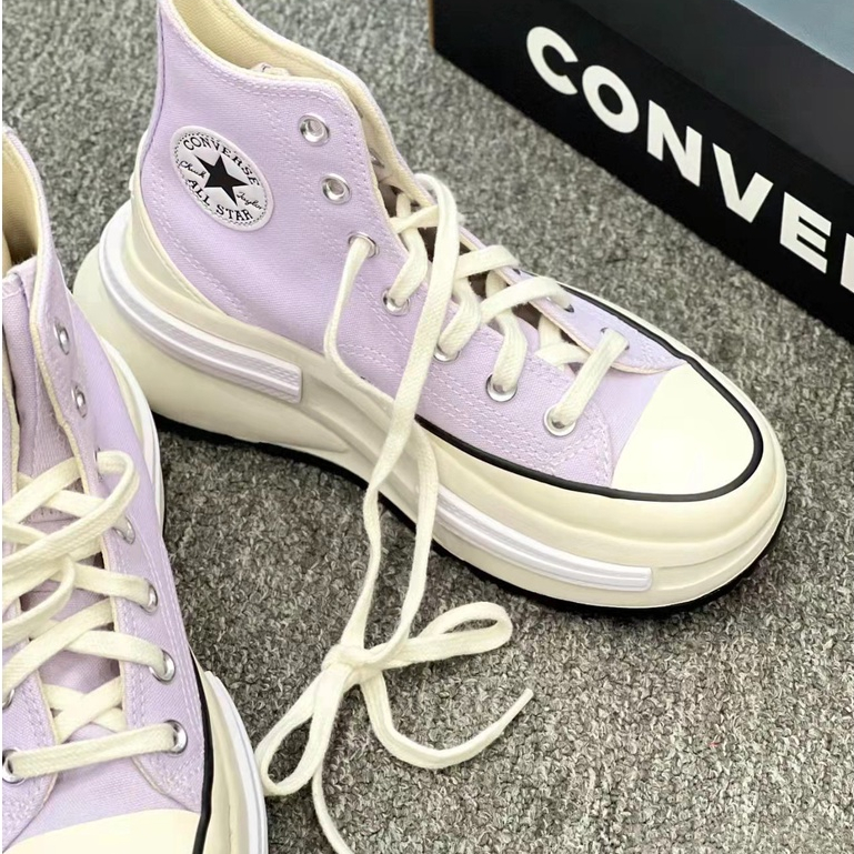 Giày Thể Thao CONVERSE STAR Legay CX Thời Trang Unisex Đế Dày Tăng Chiều Cao Màu Tím Khoai Môn Phong Cách Retro Cho Nam Và Nữ-B61