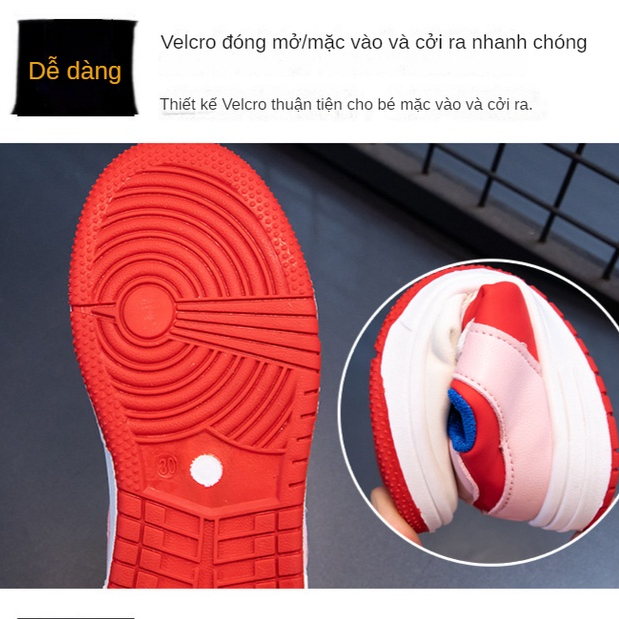 Giày Thể Thao Đế Bằng Chống Trượt Phong Cách Hàn Quốc Thời Trang Cho Bé TTC544