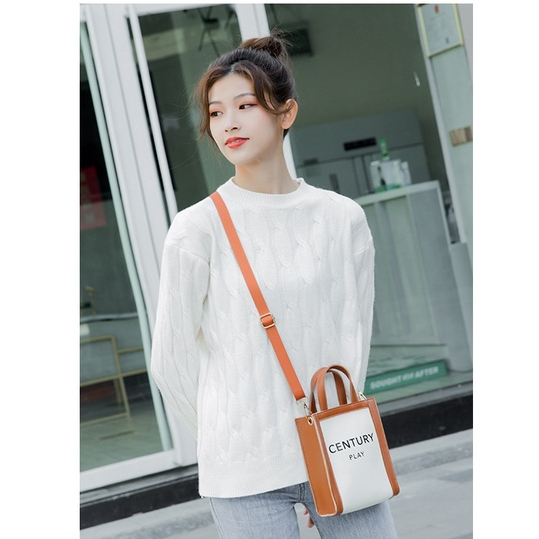 Túi Đeo Chéo In Họa Tiết vintage Thời Trang Cho Nữ