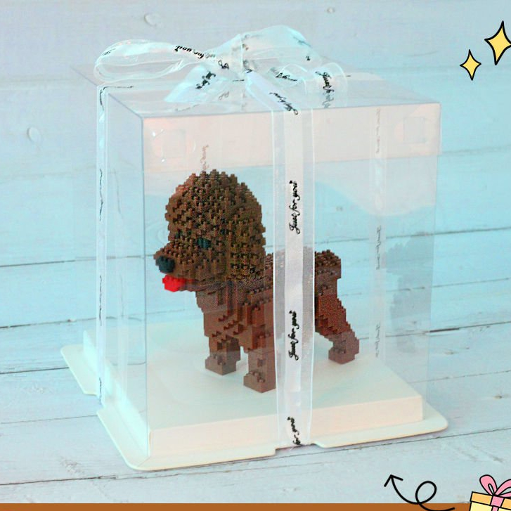 Mô Hình Lắp Ráp Chú Chó Corgi Husky Cỡ Nhỏ Dễ Thương