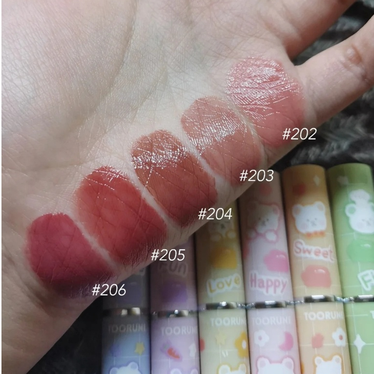 [TOORUNE] Son dưỡng ẩm môi Toorune Love Bear Tự Nhiên Giữ Ẩm Nuôi Dưỡng Môi