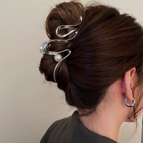 Kẹp Tóc Bản Lớn Phong Cách ins Cao Cấp Cho Nữ