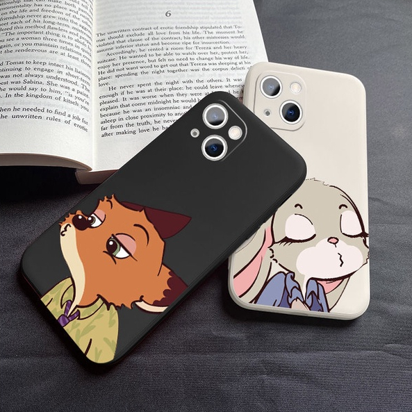 Ốp Điện Thoại Silicon Họa Tiết Judy Nick Cho iPhone 14 Pro Max 13 12 Mini 11 XS XR X 8 7 Plus 6S 6 SE 13pro