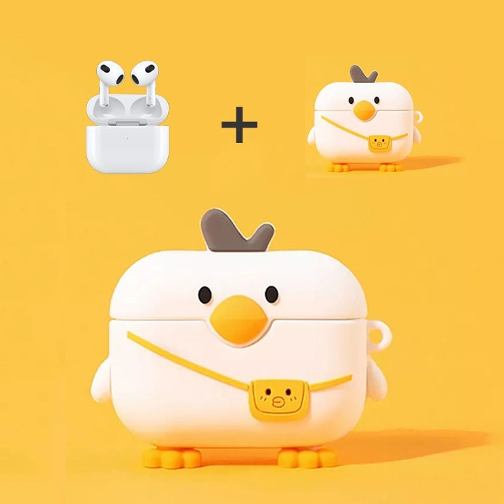 Vỏ Bảo Vệ Hộp Sạc Tai Nghe Bluetooth Không Dây AirPods 3 pro TWS Hình Áo Khoác Dễ Thương Cho iOS Android