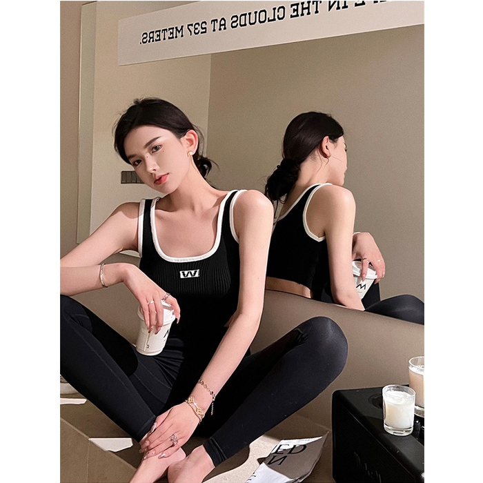 Áo Hai Dây Có Mút Đệm Ngực Thiết Kế Không Đều Nhiều Màu Sắc Thời Trang Mùa Hè Dành Cho Nữ