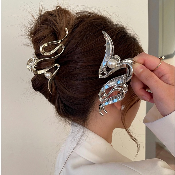 Kẹp Tóc Bản Lớn Phong Cách ins Cao Cấp Cho Nữ