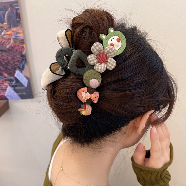Kẹp Tóc Hình Nơ Cỡ Lớn Dễ Thương Chất Lượng Cao Cho Nữ