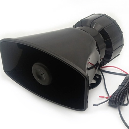 Có thể bán buôn 2V 100W Còi Hú Báo Động Cảnh Loa Cầm Tay Lửng 7 Tông Màu Chống Nước Miệng Vuông Vermont055 Hàng giao ngay