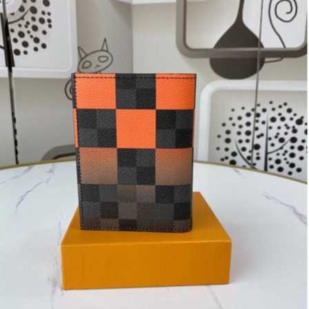 Hình ảnh vật lý của Louis vuitton ban đầu xác thực hộ chiếu bộ LV thời trang của người đàn ông thẻ N60410 sẵn sàng vận chuyển (với hộp)