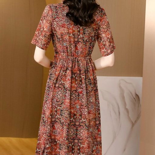 Đầm Hoa Dáng Rộng Thời Trang Mùa Hè 2023 Mới - size Lớn - Cuối Cùng Cá Nhân Dành Cho Mẹ Và Bé