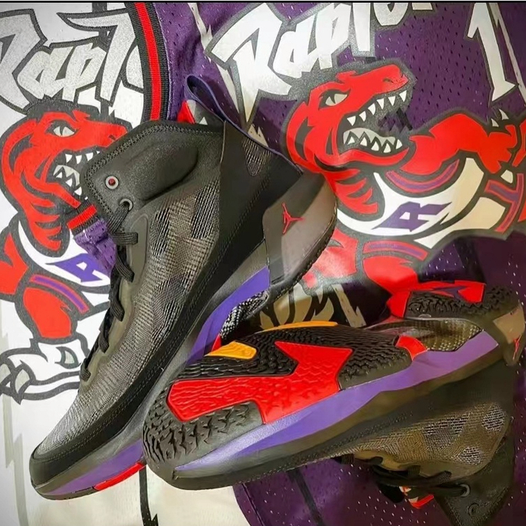 Giày Bóng Rổ Air Jordan 37 PF "Raptors" Chống Trượt Giảm Xóc