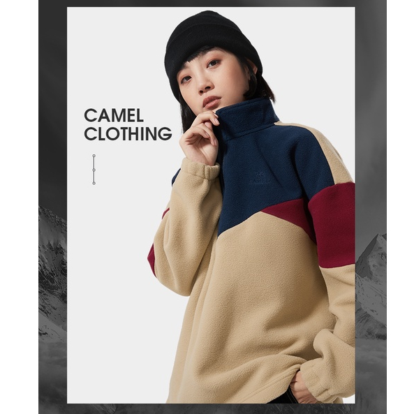 Áo sweater thể thao CAMEL thiết kế hở ngực thời trang cho nữ