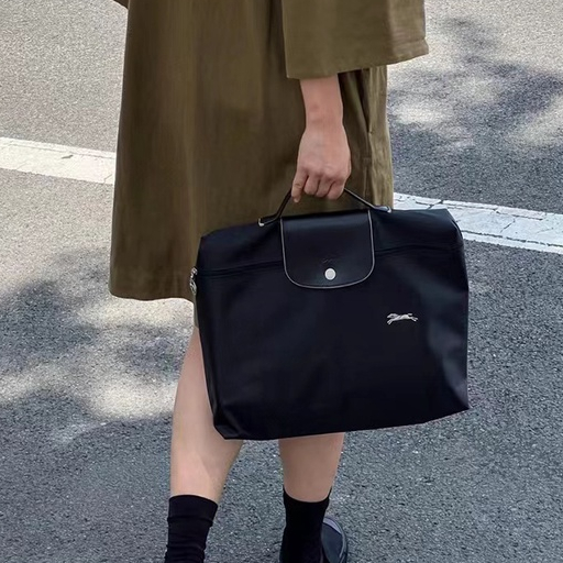★Bộ Đồ Thời Trang Kiểu Dáng Xinh Xắn Cho Bé★ Mới Túi Đựng Laptop unisex Chính Hãng Longchamp Le Pliage 2812 619