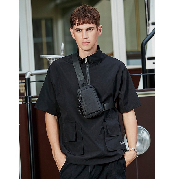 Túi Đeo Chéo Ngực mini Phong Cách Thể Thao Thời Trang Cho Nam