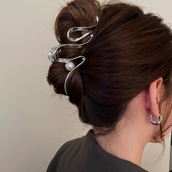 Kẹp Tóc Bằng Kim Loại Cao Cấp Thời Trang Mùa Hè Cho Nữ